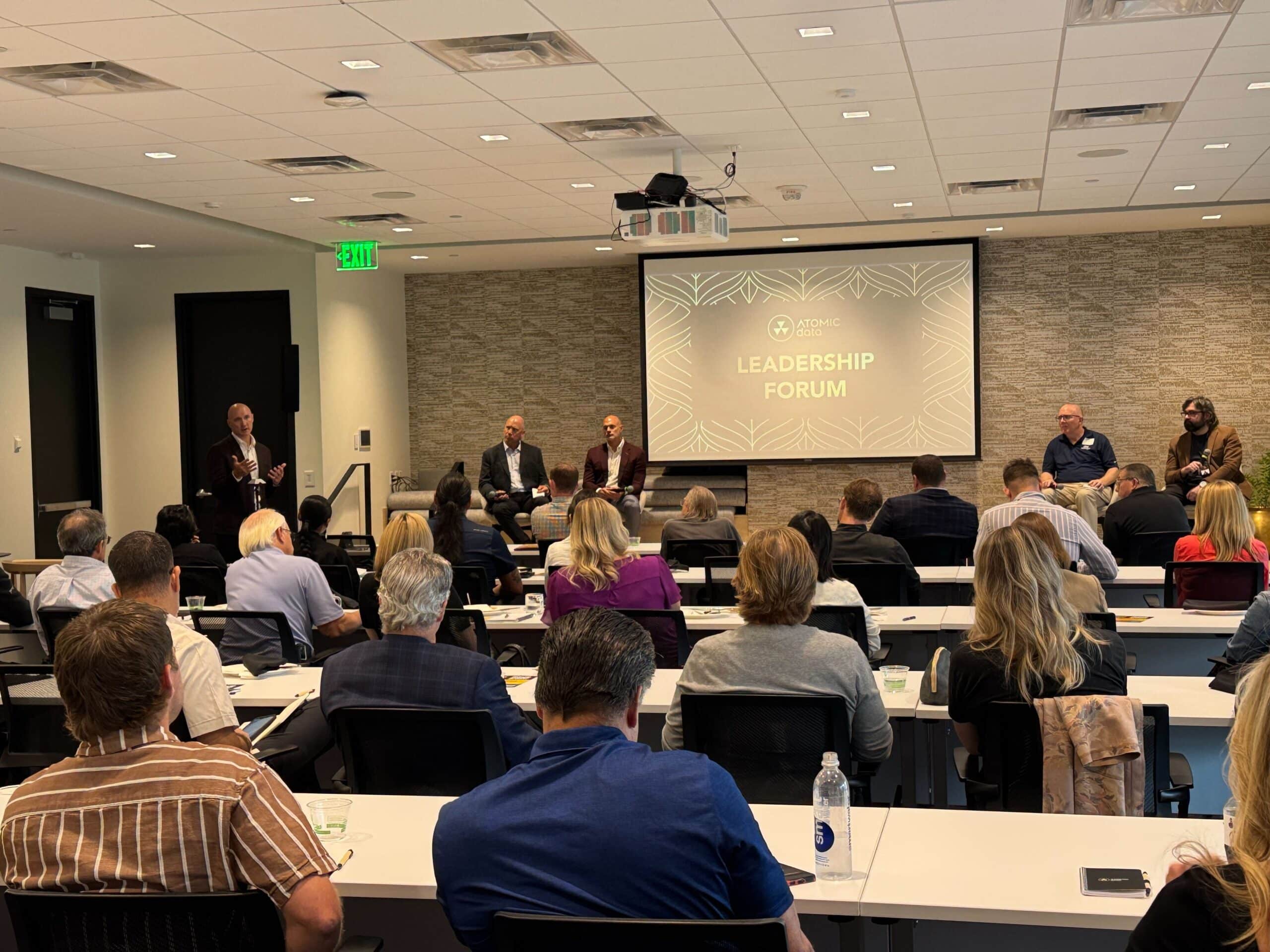 Atomic Data Leadership Forum audience in Minneapolis